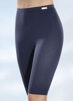 Zweierpack Radlerhosen mit Dehnbund 1X MARINE, 1X GRAU MELIERT