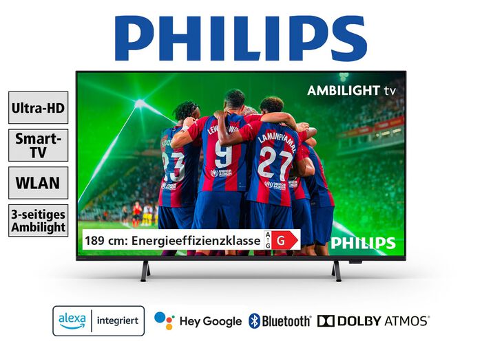 Philips PUS8309/12 4K-Ultra-HD-Ambilight-LED-Fernseher 