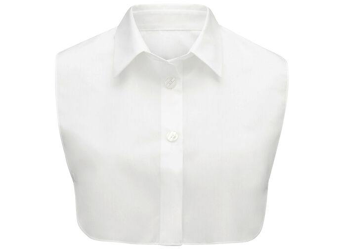 Klaus Modelle, Damen-Blusenkragen, aus feinem Popeline 