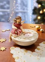 Teelichthalter aus hochwertigem Feinsteingut BORDEAUX