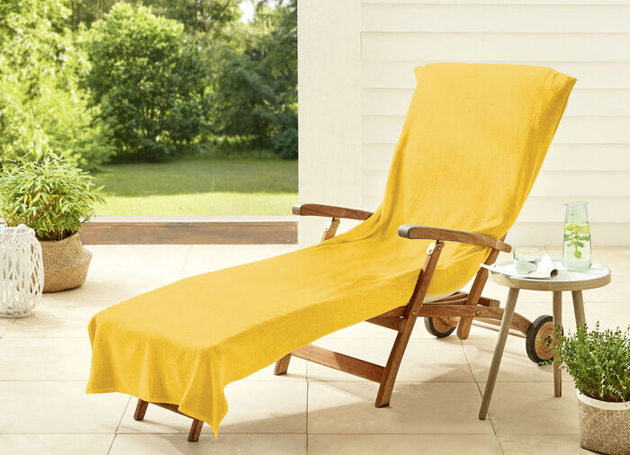 Dyckhoff-Schonbezüge aus Frottee GELB