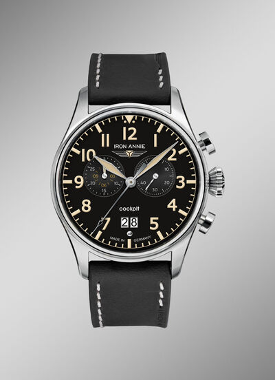 Quartz-Chronograph der Serie "Iron Annie Cockpit"  Quartz-Chronograph der Serie "Iron Annie Cockpit"