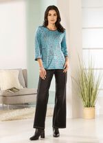 Shirt mit silberfarbenen Zierpl&auml;ttchen 