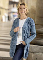 Strickjacke mit Flausch-Effekt