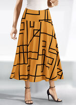 Rock mit ausdrucksstarker Dessinierung 