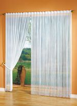 Fadenstore f&uuml;r Gardinenstange und -schiene WEISS