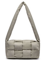 Collezione Alessandro Tasche aus zart glänzendem Textilmaterial TAUPE