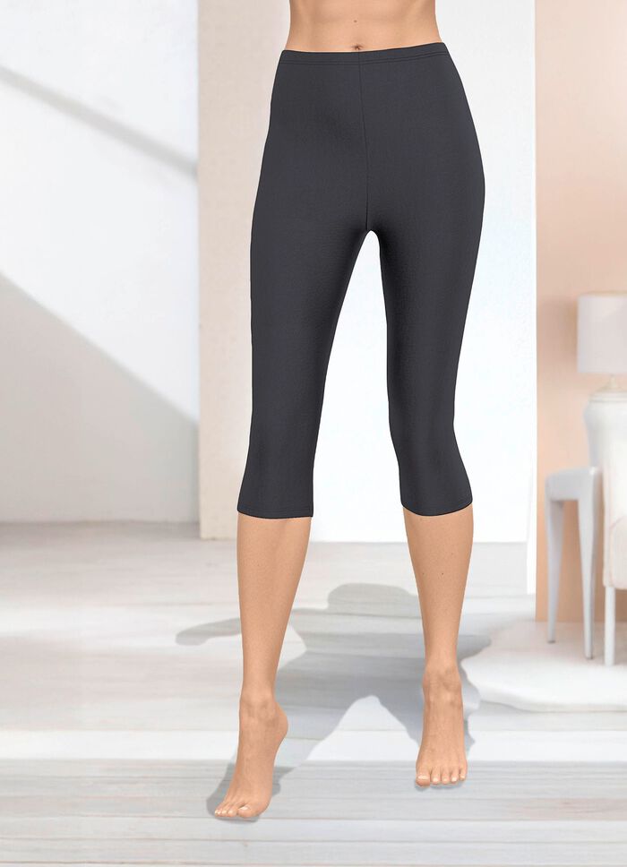 Capri-Leggings in Schlupfform ANTHRAZIT