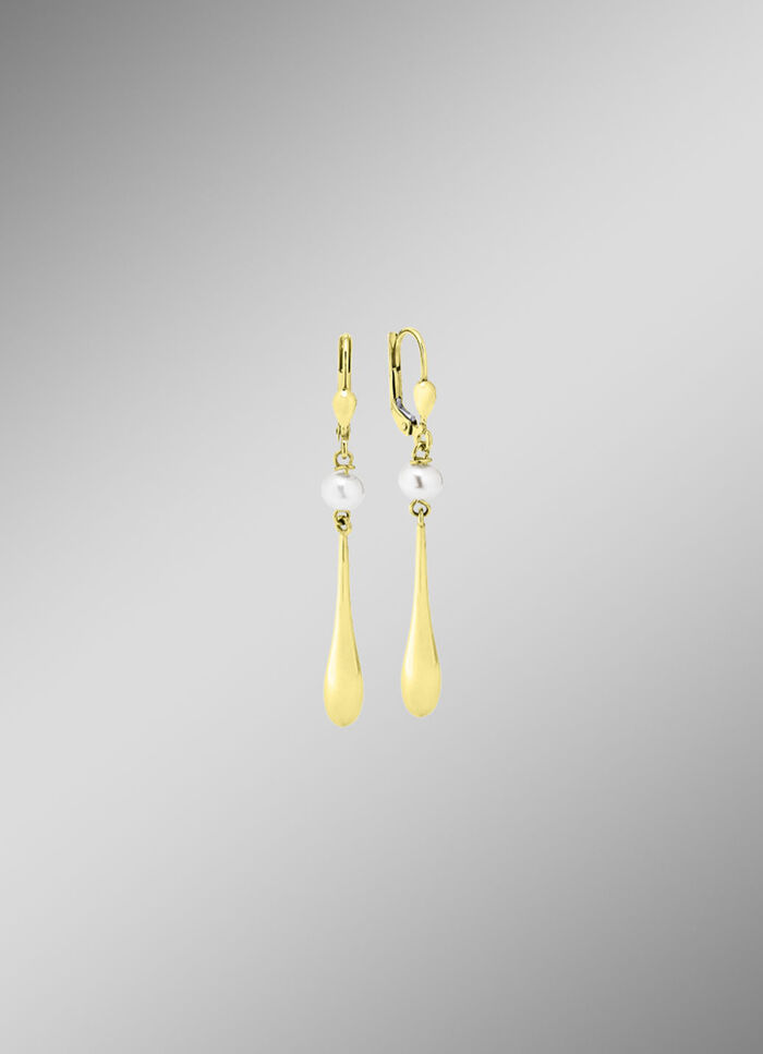 Schicke Ohrringe mit S&uuml;&szlig;wasser-Zuchtperlen 