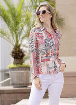 Bluse mit schönem Dessin 