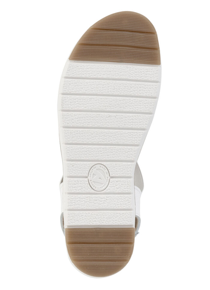 ELENA EDEN Sandale mit praktischen Elastik-Bandagen WEISS