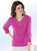 Pullover mit feiner Struktur HIMBEERE