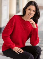 Pullover mit Strukturmuster 