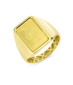 Goldbarren-Partnerring aus Gold