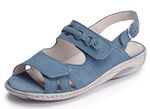 Waldl&auml;ufer, bequeme Damen-Sandalen, Weite G, mit herausnehmbarem Fu&szlig;bett 