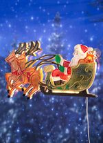 Beleuchtetes Fensterbild 