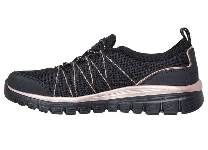 SKECHERS,  trendige Damen-Slipper, aus gestricktem Mesh-Material 