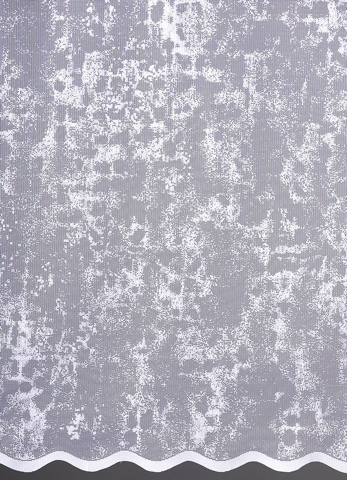 Toller Blumenfenster-Store mit Universalschienenband 