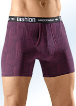 Dreierpack Pants, allover dessiniert 