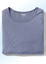 Meliertes Funktionsshirt von &bdquo;LPO&ldquo; in 3 Farben JEANSBLAU MELIERT