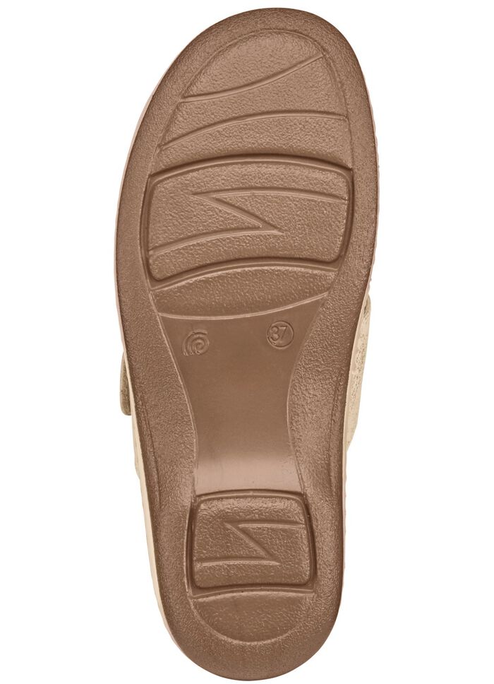 ELENA EDEN Pantolette mit W&ouml;rishofer Kork-Lederfu&szlig;bett 