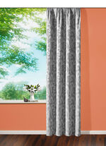 &Uuml;bergardine mit Universalschienenband SILBER