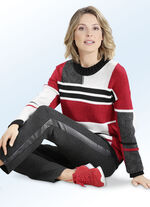 Pullover mit grafischem Muster 