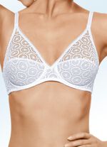 Chantelle Bügel-BH mit Stickereispitze im  Vorderteil WEISS