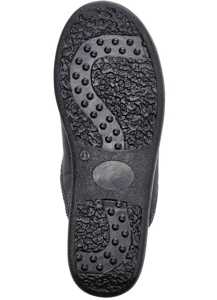 Zweierpack Pantoffeln mit angenehmer Polsterung BLAU+SCHWARZ