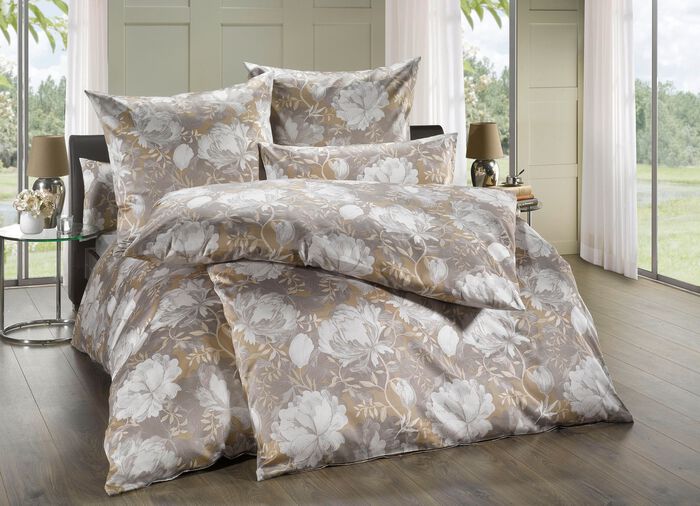 Bettw&auml;sche-Garnitur mit Rei&szlig;verschluss 