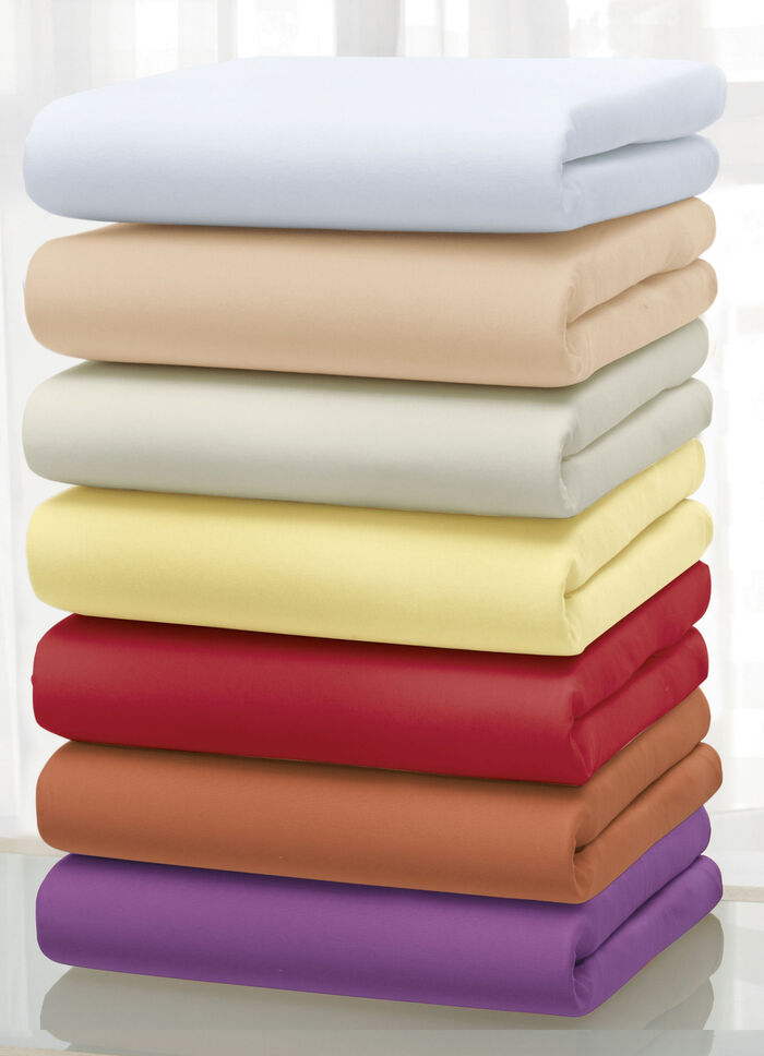 Spannbetttücher aus hochwertiger Microfaser-Qualität WEISS