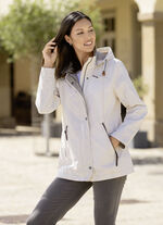 Funktionsjacke mit abnehmbarer Kapuze CREME