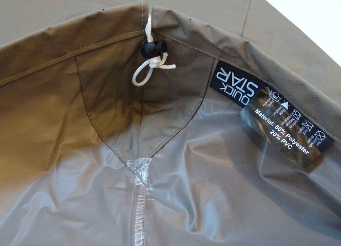 Schutzhaube als Winterabdeckung f&uuml;r Hardtop-Pavillon 