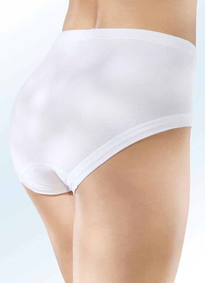 Schöller Fünferpack Slips mit auswechselbarem Gummizug 