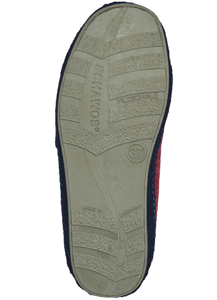 Atmungsaktive Damen-Hausschuhe, mit Klettverschluss BORDEAUX