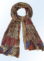 Schal mit Fantasiedessin 