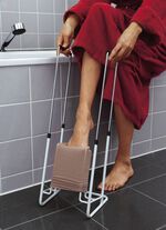 Anziehhilfe f&uuml;r Kompressionsstr&uuml;mpfe WEISS