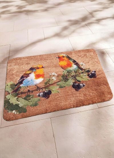 Fu&szlig;matte mit rutschhemmender R&uuml;ckseite 