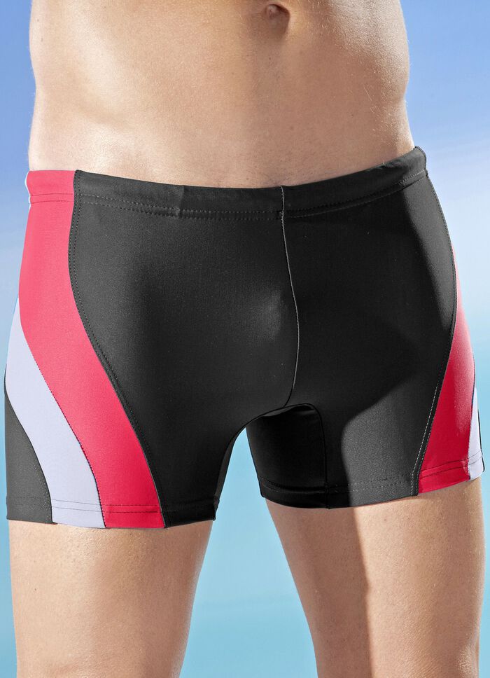 Zweierpack Badepants mit seitlichen Eins&auml;tzen 