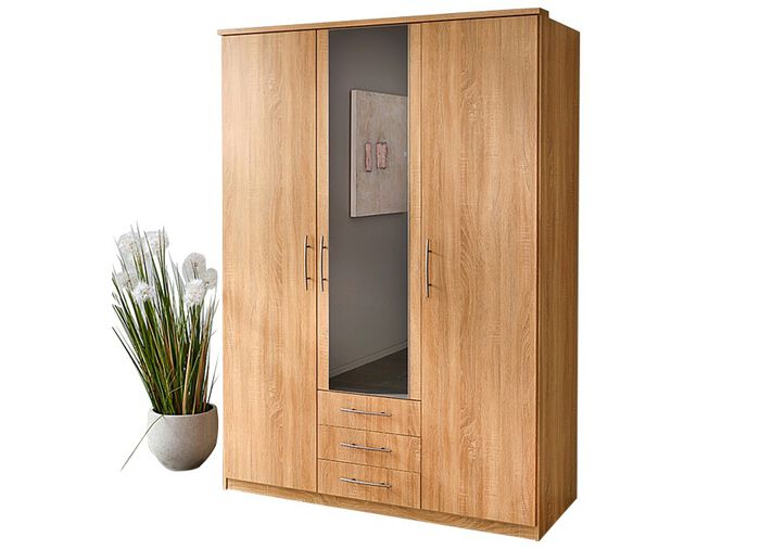 Schlafzimmerprogramm mit Komfortbetten BUCHE LIVORNO