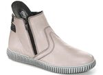 Gemini Stiefelette aus Rind-Nappaleder KIESEL