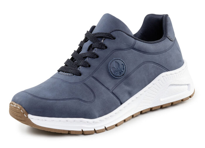 Rieker, stylische Damen-Sneaker, Weite H, mit herausnehmbarem Fußbett JEANS