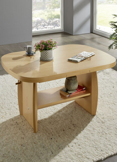 Raffinierter Couchtisch mit 2 tollen Funktionen 