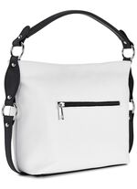 Laurina Tasche aus genarbtem Kalbleder SCHWARZ-WEISS