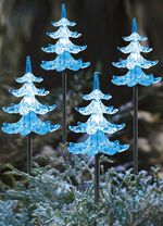 Solarstecker Tannenbaum, 4er-Set