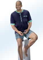 Vorteilspack: Schlafanzug und Shorty mit langer Knopfleiste 