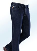 "Francesco Botti"-Jeans mit Dehnbundeinsätzen in 3 Farben DUNKELJEANS