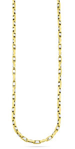 Schicke Halskette in Bicolor