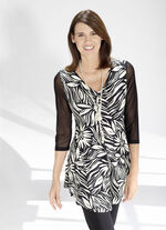 Tunika mit Allover-Dessin 