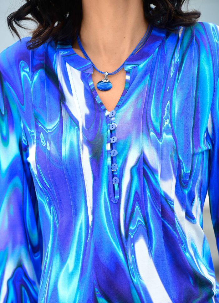 Shirt-Tunika mit attraktiver Biesenzier 